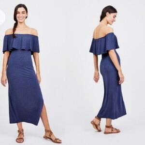 Summer & Sage off the shoulder casual maxi dress size Medium